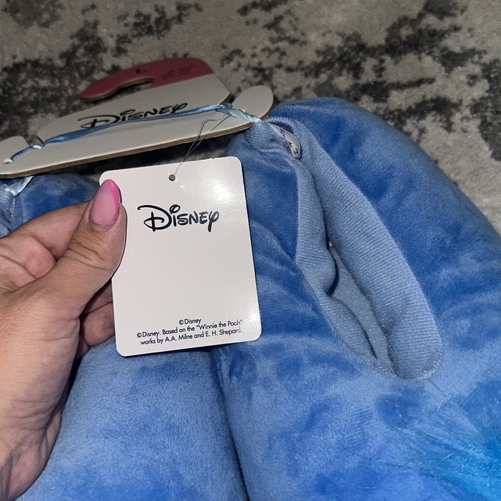 Disney at primark stitch slip on plush bed time slippers - Picture 3 of 8